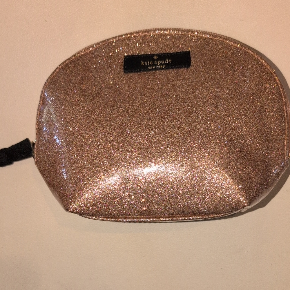 Kate Spade Sparkling Cosmetic Case - Rose Gold